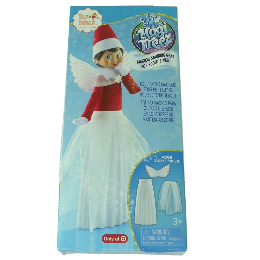 Elf on the Shelf Magi Freez Snow Dreams Angel Magical Standing Gear Scout Elves